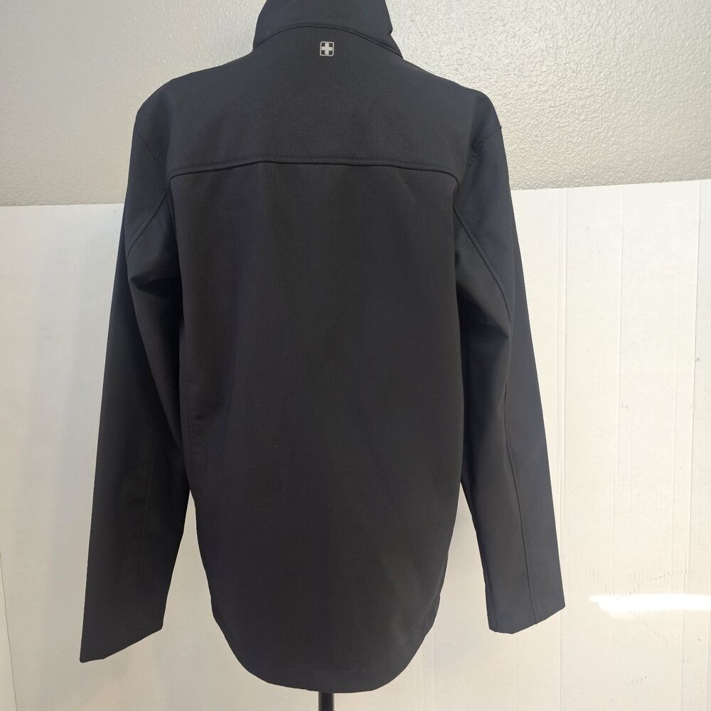 Swiss+Tech Men Softshell Jacket Coat Full Zip Bla… - image 5